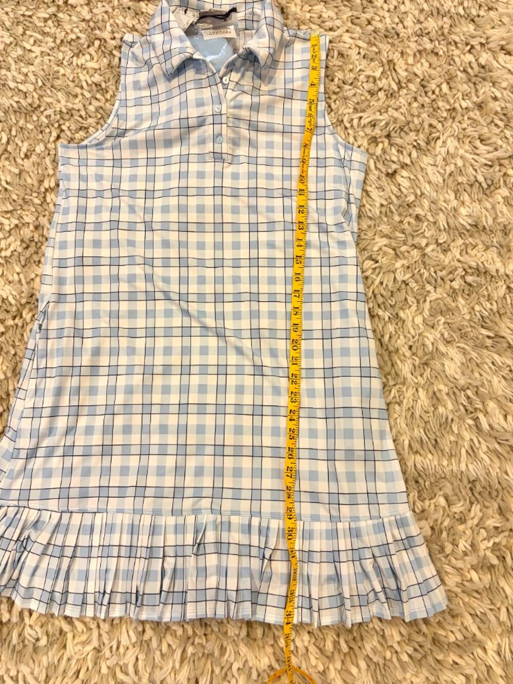 Laura Ashley Powder Blue Golf Tennis Dress, NWT, Size L - Picture 5 of 8